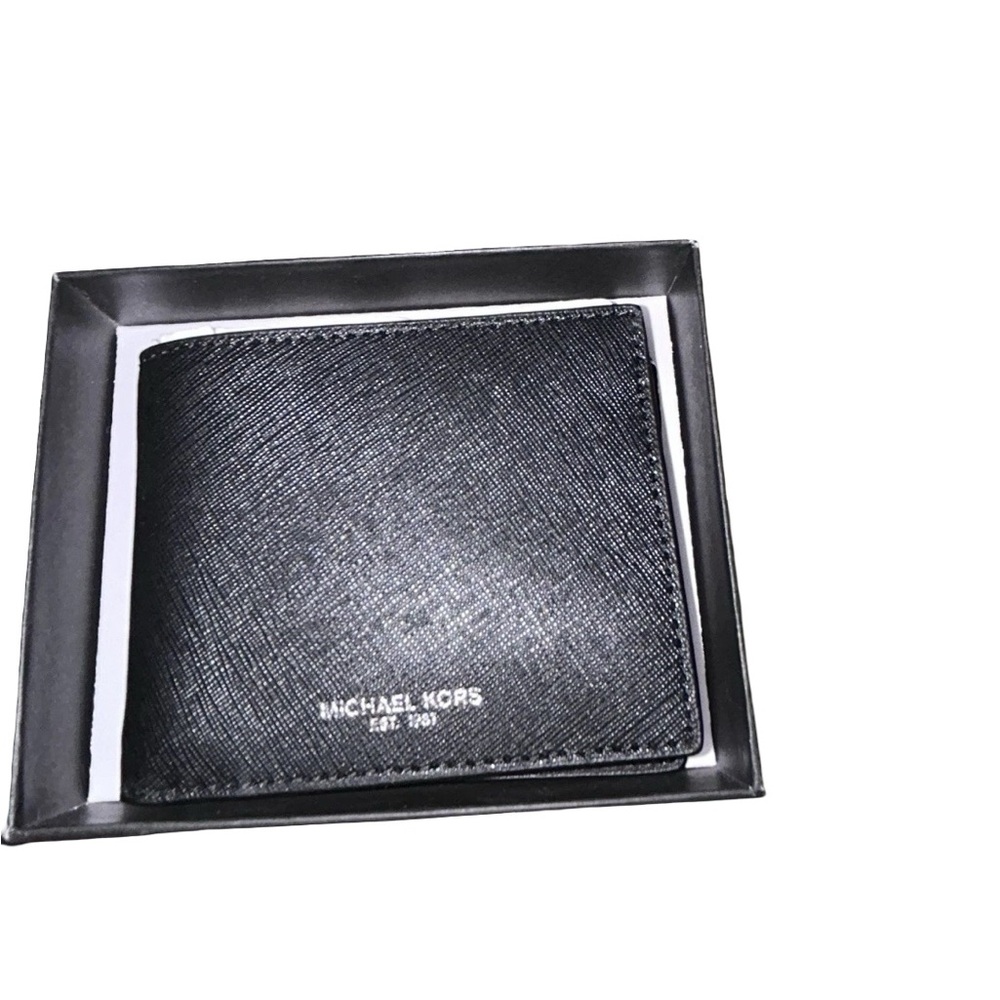 Michael Kors Black Leather Card Holder